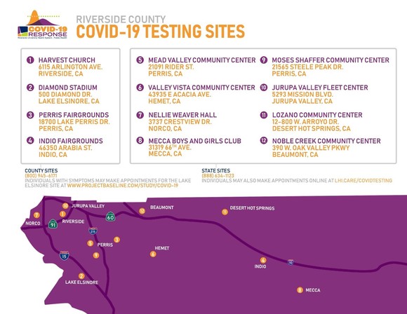 Covid Testing Sites - 5-21-20
