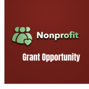 Three silhouettes next to a heart. Text reads, "nonprofit grant opportunity."