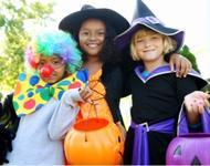 Photo of children in Halloween costumes