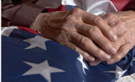 Veteran and US Flag