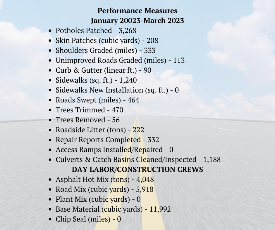Transportation Performance Measures 