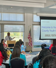 CW Speaking at Youth Retreat