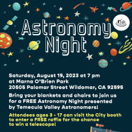 Wildomar Astronomy Night