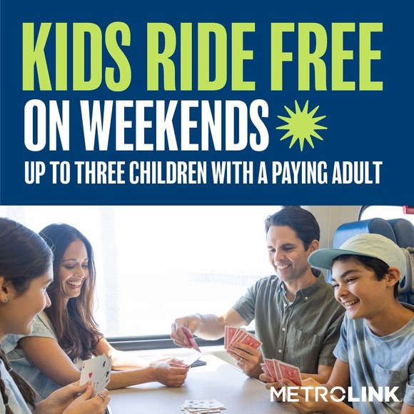 Metrolink Kids Ride Free