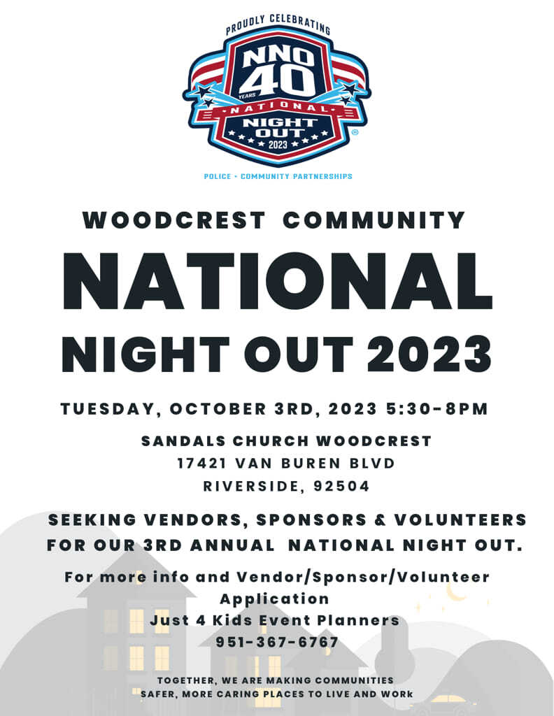 National Night Out Woodcrest Community