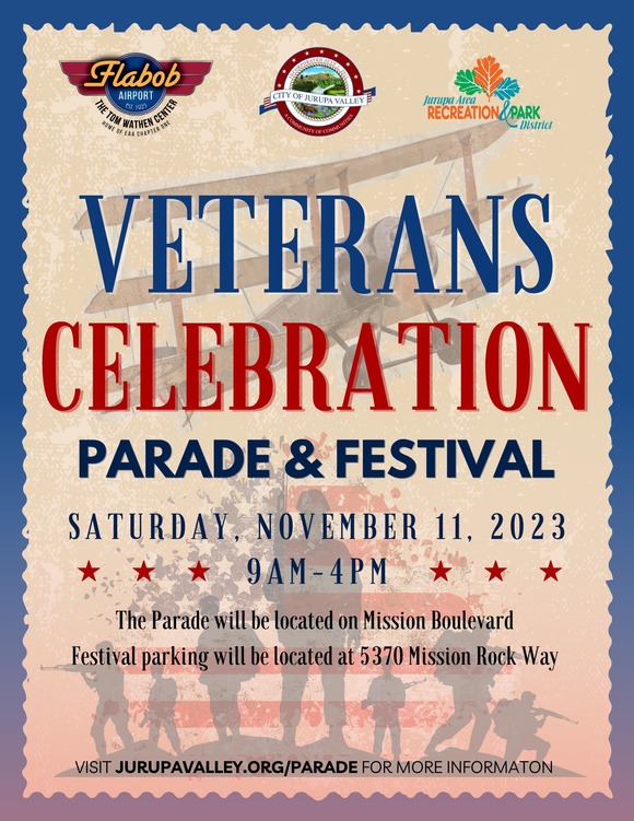 Veterans Celebration Parade and Festival - Jurupa Valley