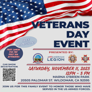 Wildomar Veterans Day Flyer