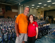 Supervisor Spiegel Builds Bikes with Bicycles for Children