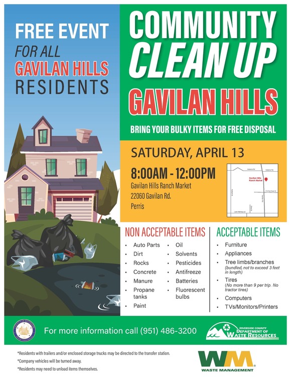 Gavilan Hills Clean Up