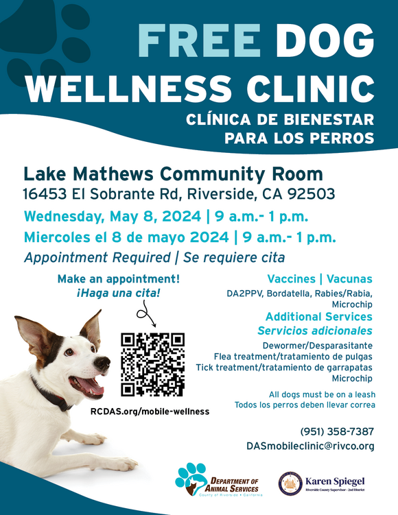 Lake Mathews Dog Wellness Clinic