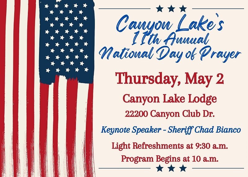 Canyon Lake Day of Prayer