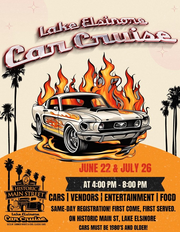 Lake Elsinore Car Cruise