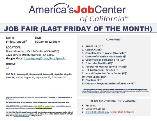 AJCC job fair