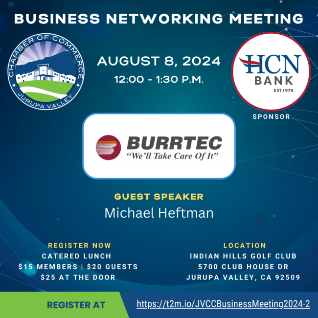 Jurupa Valley Business Network Meeting