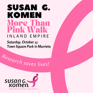 Susan G. Komen More Than Pink Walk