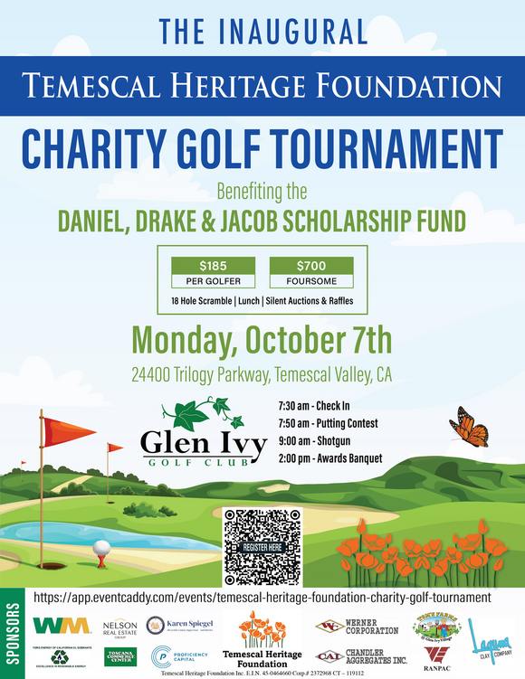 Temescal Heritage Foundation Charity Golf Tournament