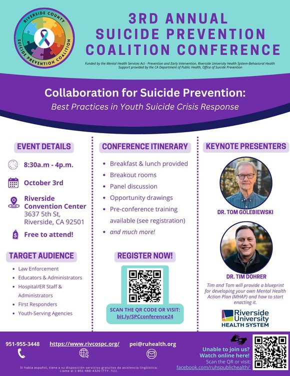 3rd Annual Suicide Prevention Coalition Conference