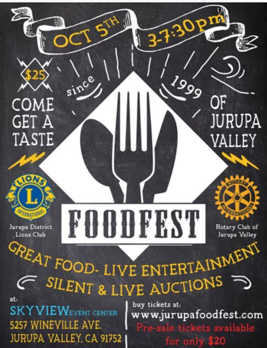 Jurupa Valley Food Fest