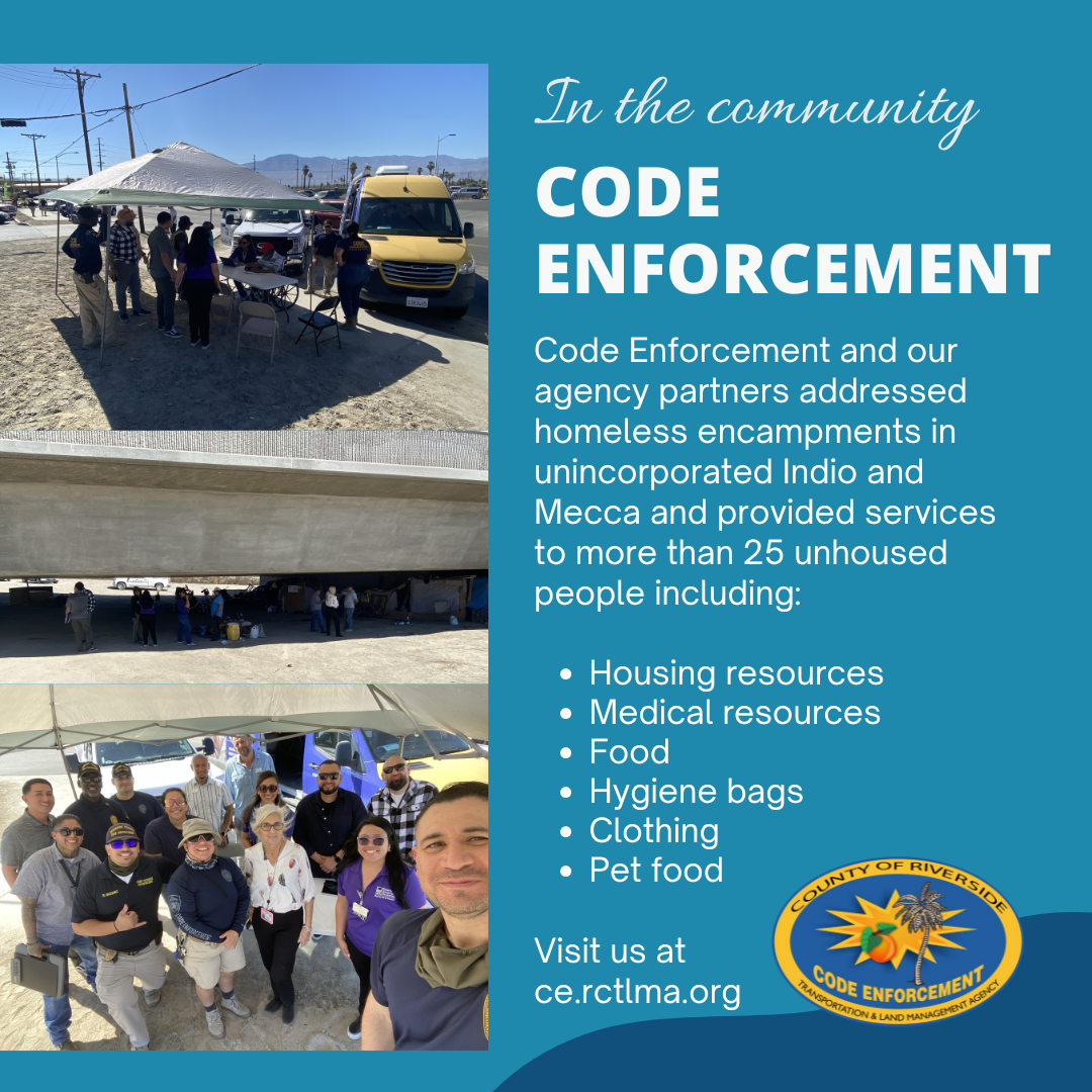 homeless encampment indio and mecca