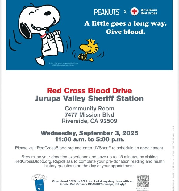 JV Sheriff Blood Drive