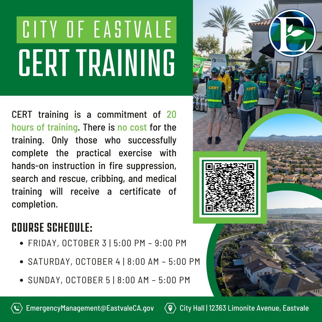 Eastvale CERT Training