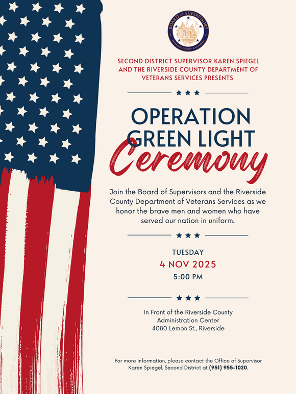 Operation Green Light Ceremony