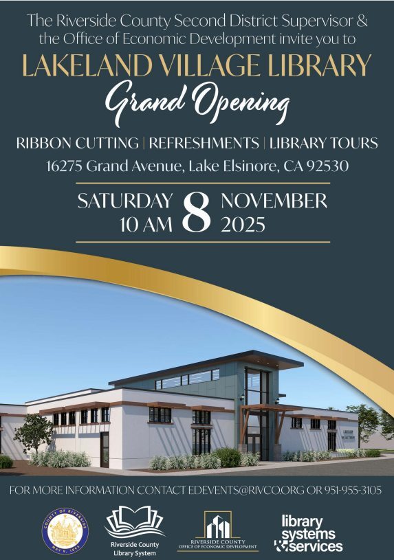 Lakeland Village Library Grand Opening