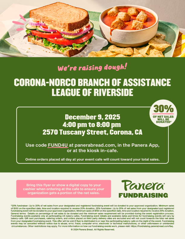 Panera Bread Fundraiser