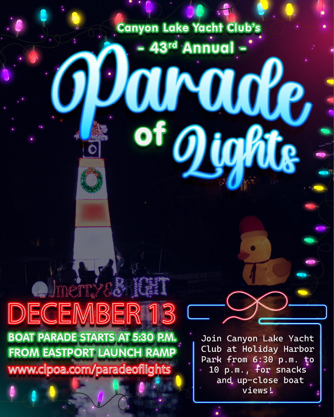 Canyon Lake Parade of Lights