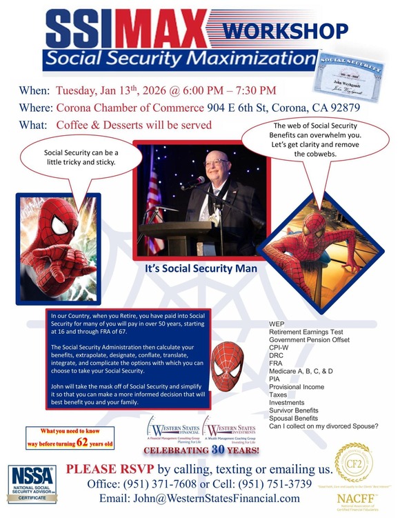 Social Security Maximization Workshop