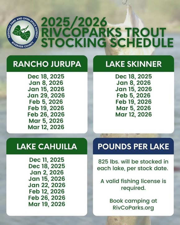 Trout Restock schedule