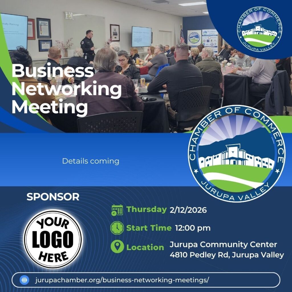 Jurupa Valley Chamber of Commerce's Business Networking Meeting