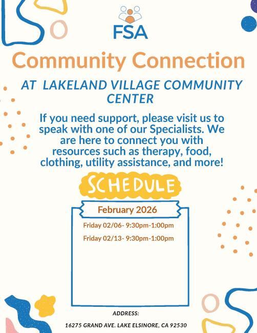 The Family Service Association (FSA) Community Connection