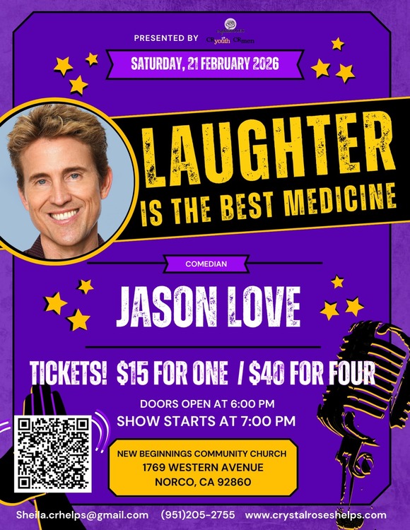 Crystal Roses Annual Comedy Show - Laughter is the Best Medicine