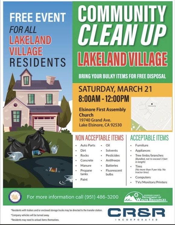 Lakeland Village Community Cleanup