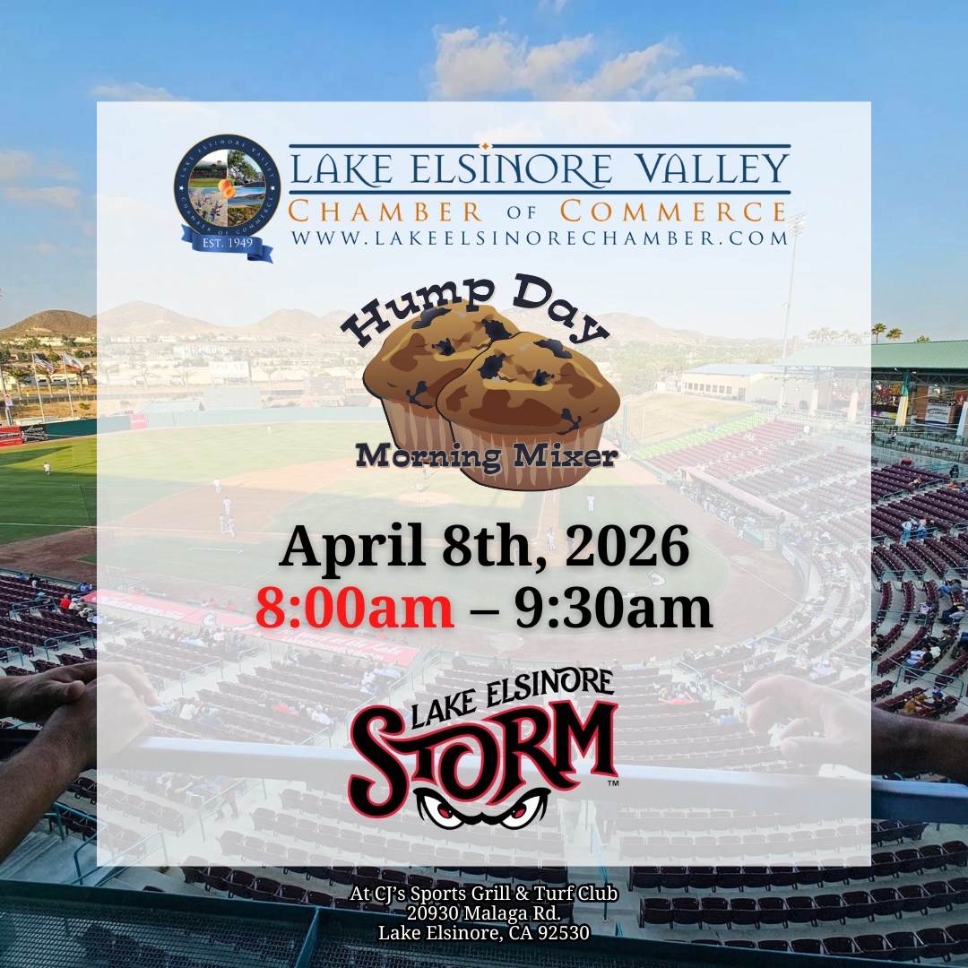 Lake Elsinore Valley Chamber of Commerce's Hump Day Morning Mixer