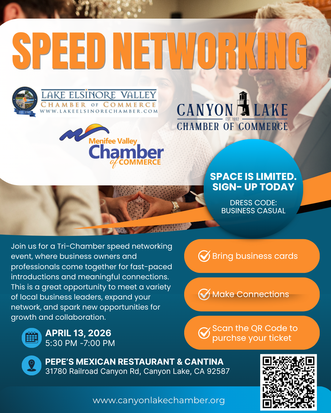 Building Bridges: A Tri-Chamber Speed Networking Event