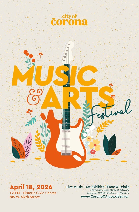 City of Corona's Music and Arts Festival- Free Community Event