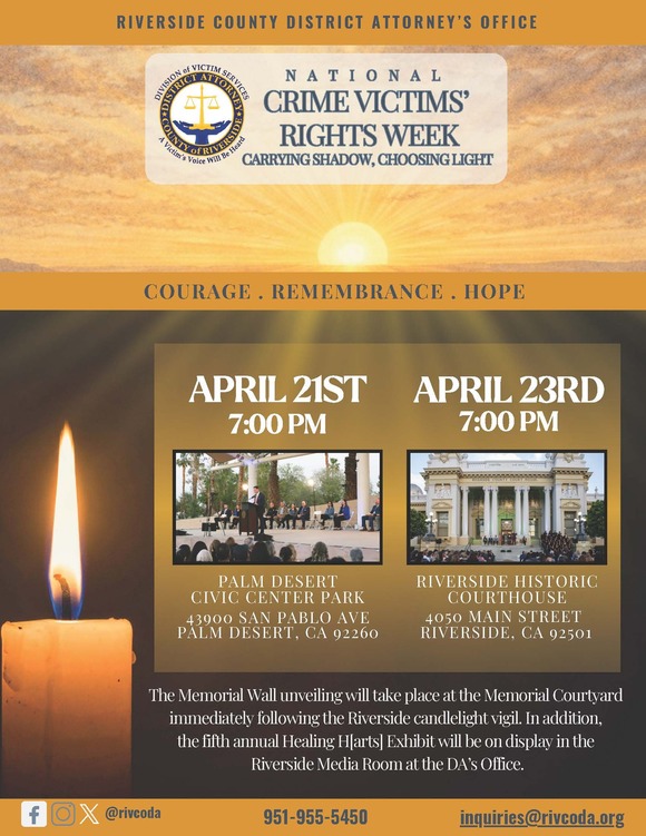 National Crime Victims’ Rights Week Commemoration