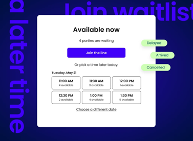 Waitwell screenshot of platform online