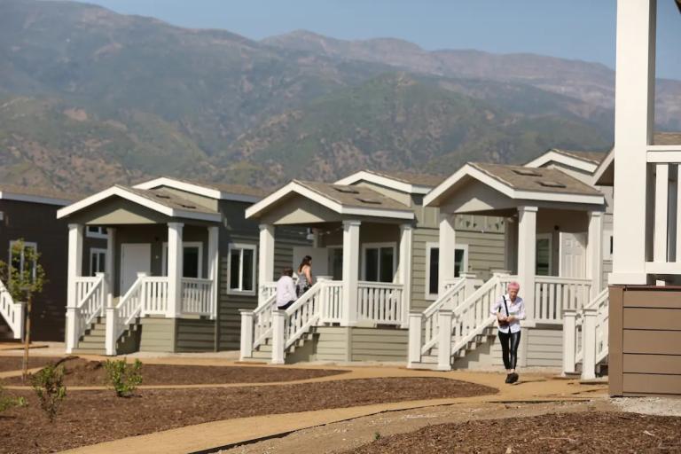 Photos of agricultural housing buildings