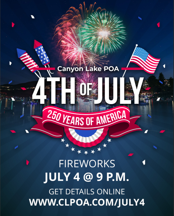 Canyon Lake 4th of July Fireworks