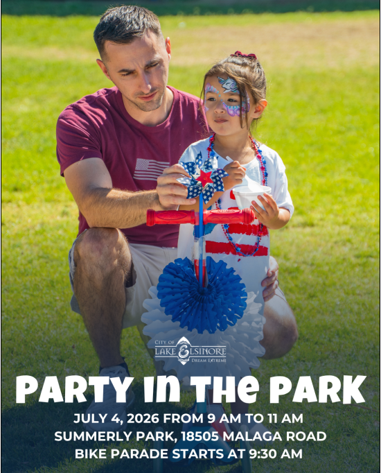 Lake Elsinore Party in The Park