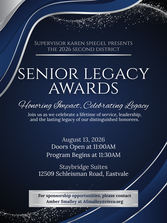 2026 Second District Senior Legacy Awards