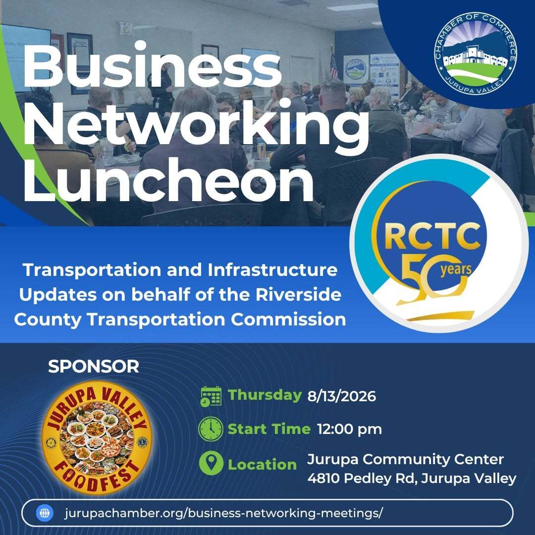 Jurupa Valley Business Networking Luncheon
