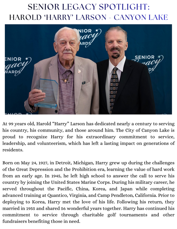 Senior Legacy Spotlight