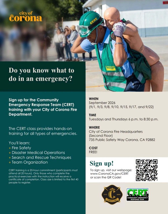 Corona CERT Training