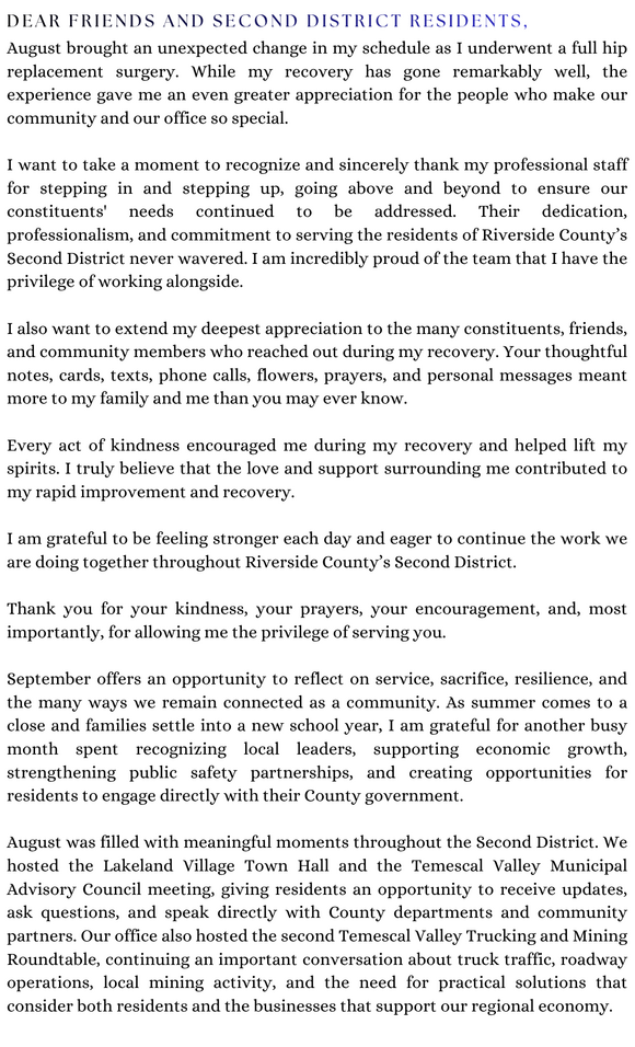 Opening Letter