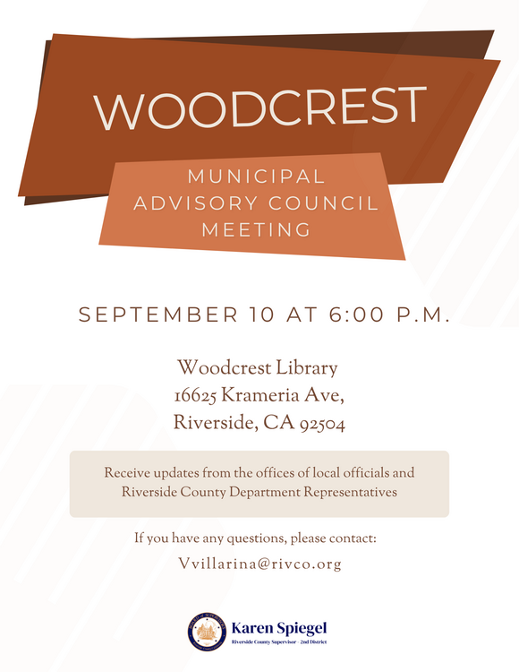 Woodcrest MAC Sept