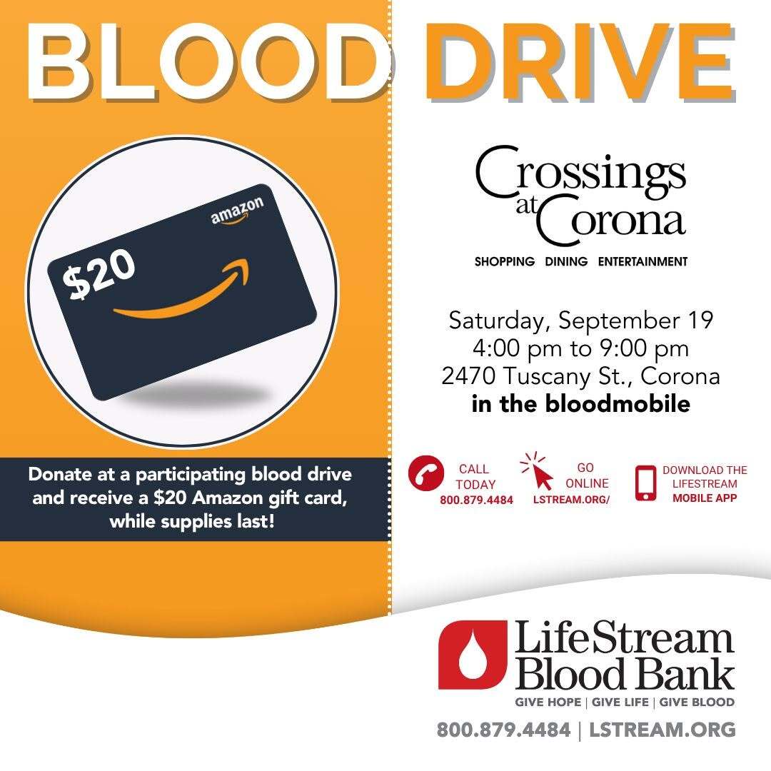Corona Blood Drive